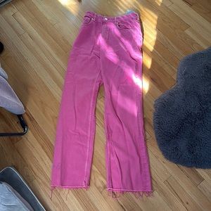 Zara Pink Tik Tok jeans Size 8 Wmns